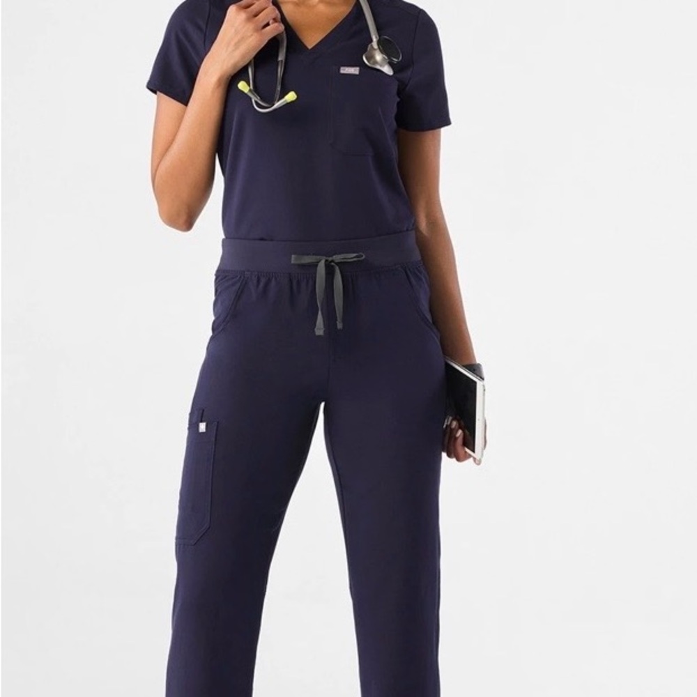 Figs Navy Blue Kade Cargo Scrub Pants™